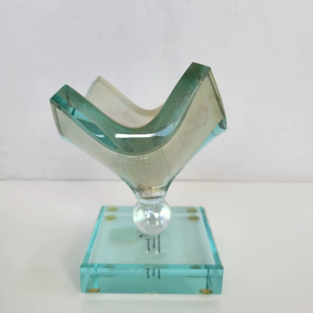 Evans Designs | Vintage Art Glass Sculpture - Picture 4 of 11